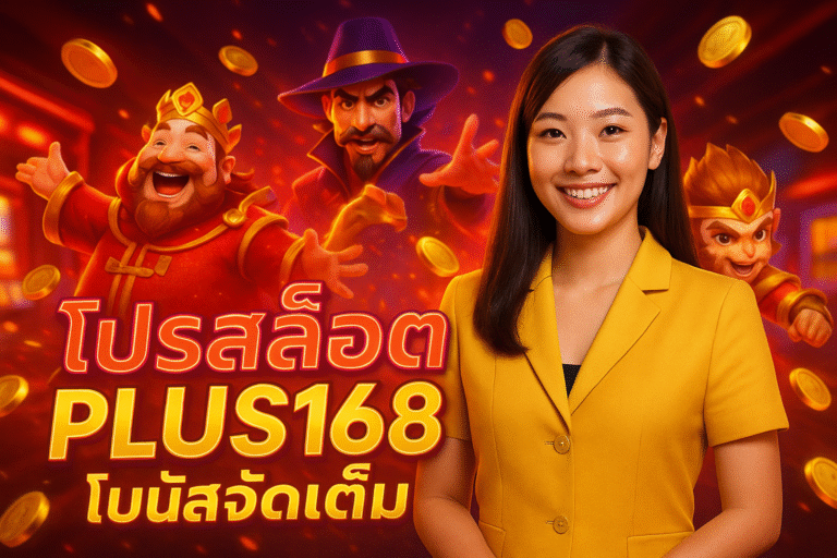 โปรสล็อต PLUS168 แตกง่าย โบนัสจัดเต็ม