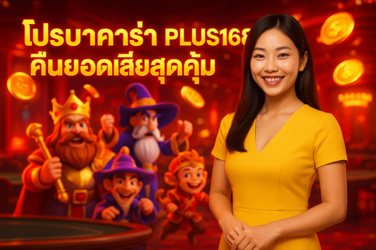 โปรบาคาร่า PLUS168 คืนยอดเสียสุดคุ้ม