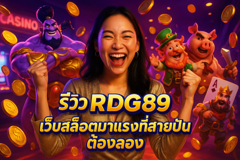 รีวิว RDG89 เว็บสล็อตมาแรงที่สายปั่นต้องลอง