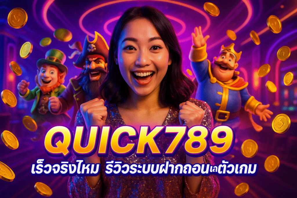 QUICK789 เร็วจริงไหม รีวิวระบบฝากถอนและตัวเกม